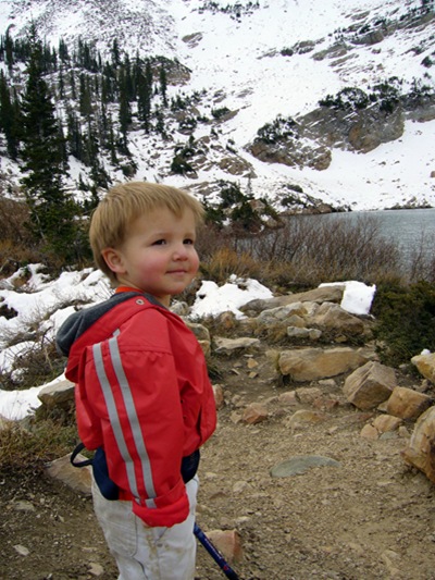 Isaac at Cecret Lake